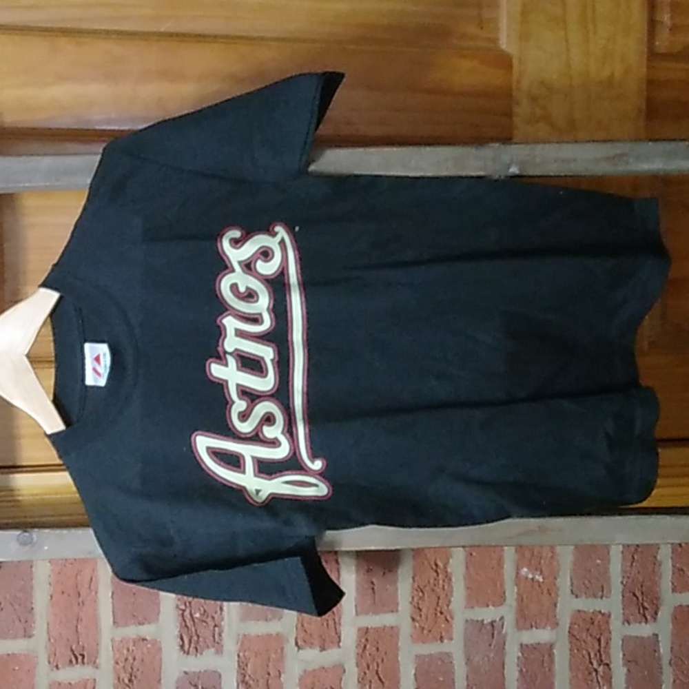 Majestic Youth Houston Astros MLB Baseball Shirt